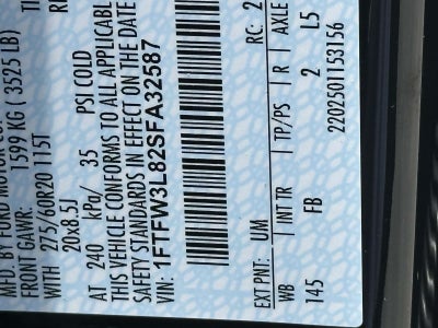 2025 Ford F-150 XLT 4WD SUPERCREW 5.5'