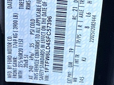 2025 Ford F-150 KING RANCH 4WD SUPERCREW