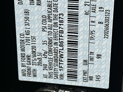 2026 Ford F-150 PLATINUM 4WD SUPERCREW