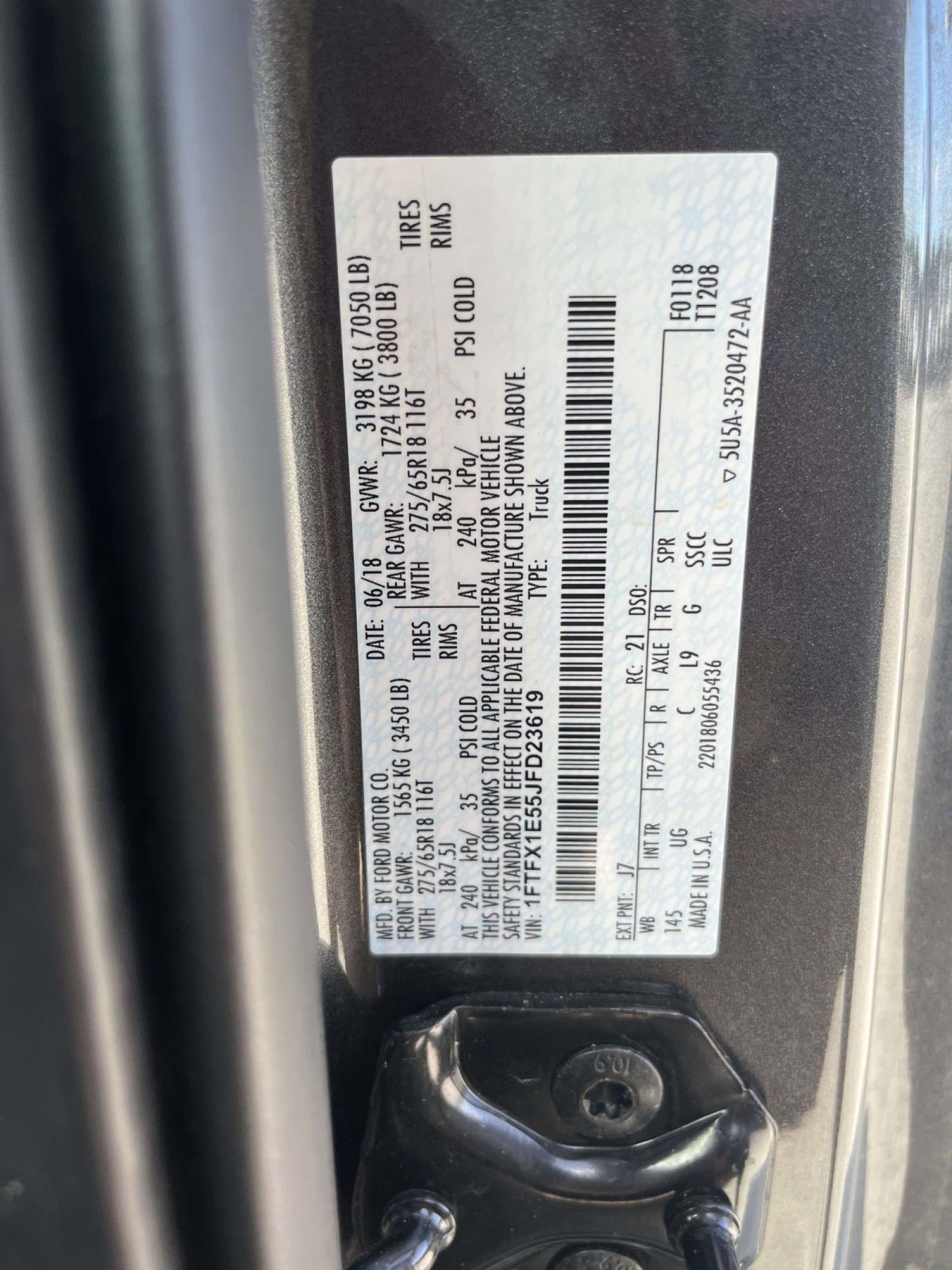2018 Ford F-150 XLT 4WD