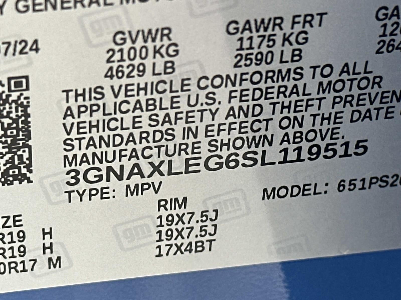 2025 Chevrolet Equinox RS