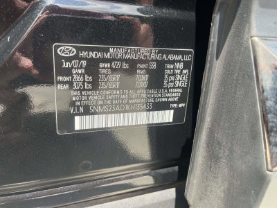 2019 Hyundai Santa Fe SE
