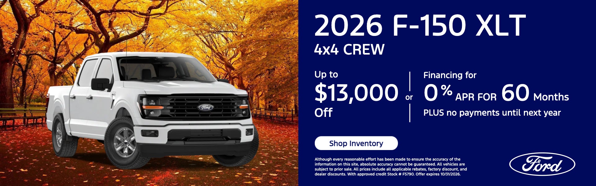 2026 F-150 XLT 4x4 CREW
